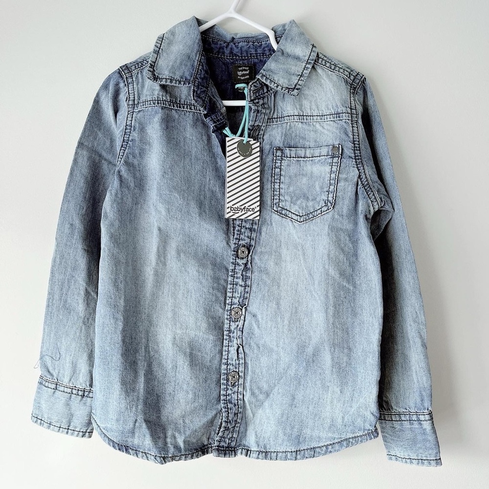 💙3/$30 | BABYFACE Girl’s Denim Shirt